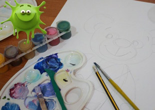 Детская изостудия «Клякса» приглашает детей 5-10 лет на уроки рисования!